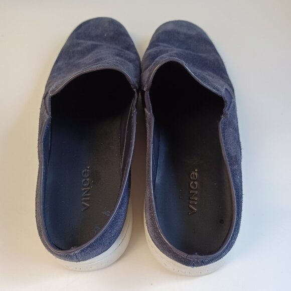 Vince Verrell Blue Suede Slip-On Sneaker - Picture 5 of 11